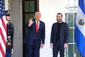 Donald Trump welcomes Nayib Bukele - Washington