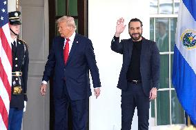 Donald Trump welcomes Nayib Bukele - Washington