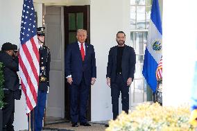 Donald Trump welcomes Nayib Bukele - Washington