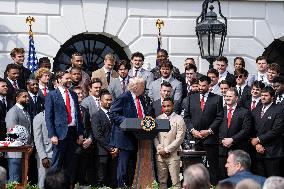 College Football National Champions - The Ohio State University At The White House