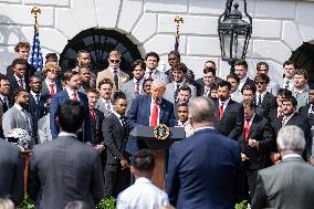 College Football National Champions - The Ohio State University At The White House