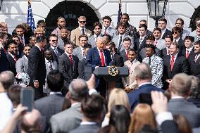 College Football National Champions - The Ohio State University At The White House