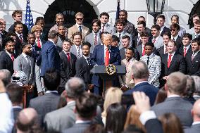 College Football National Champions - The Ohio State University At The White House