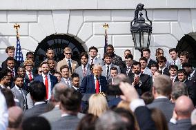 College Football National Champions - The Ohio State University At The White House