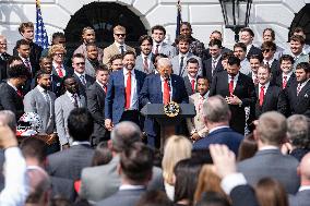 College Football National Champions - The Ohio State University At The White House