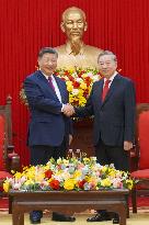 Chinese President Xi in Hanoi