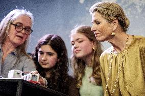 Queen Máxima Visits 'Quantum For Everyone - Enschede