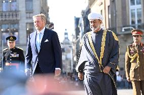 Oman State Visit - Welcome Ceremony in Amsterdam