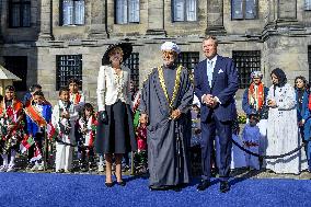 Oman State Visit - Welcome Ceremony in Amsterdam