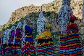 Kurdish Women Celebrate Hezar-Daf Festival - Iran