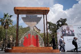 MSFs sets up an hourglass for the situation in Sudan - Barcelona