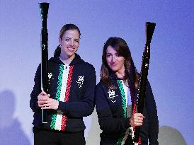 Milan Cortina 2026 Torch Presentation - Osaka