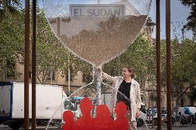 MSFs sets up an hourglass for the situation in Sudan - Barcelona