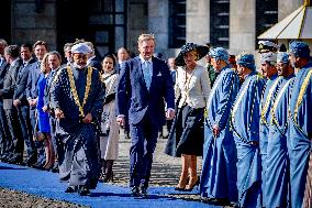 Oman State Visit - Welcome Ceremony in Amsterdam