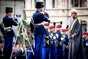 Oman State Visit - Welcome Ceremony in Amsterdam