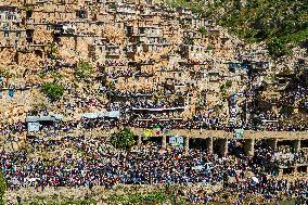 Kurdish Women Celebrate Hezar-Daf Festival - Iran