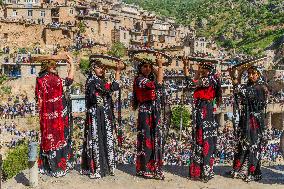 Kurdish Women Celebrate Hezar-Daf Festival - Iran