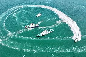 2025 Sea land Air Joint Law Enforcement Operation in Qingdao