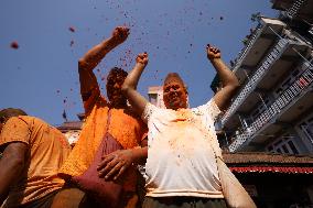Sindoor Jatra Festival In Nepal
