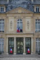 Macron awards those involved in Notre Dame de Paris Cathedral restorations - Paris