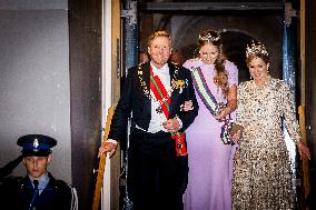 Dutch Royals Welcome Sultan Haitham Ahead of State Banquet - Amsterdam