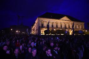 Protest Against Amendment Banning Pride In Budapest, Hungary