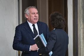 Council of Ministers at the Elysee Palace FA