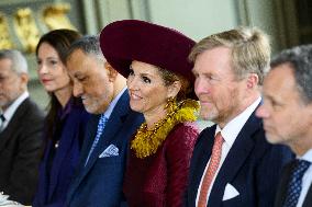 Dutch Royals at Government Lunch for Sultan of Oman - Netherlands
