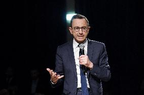 Bruno Retailleau At A Meeting - Rosny Sous Bois