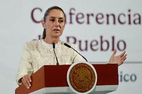 Mexico’s President Claudia Sheinbaum Holds News Conference