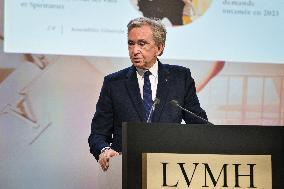General meeting of LVMH in Paris - FA