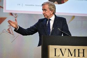 General meeting of LVMH in Paris - FA