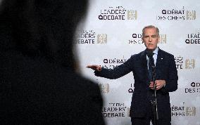 Federal Leaders TV Debate in Montreal