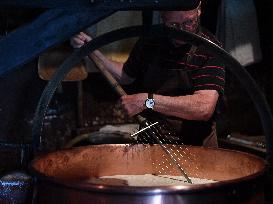 Emmental Cheese Making - Switzerland