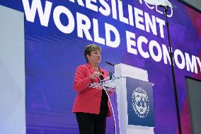 DC: IMF director Georgieva hold IMF/WB Spring Meeting press conference