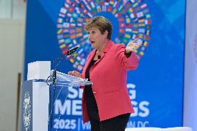 DC: IMF director Georgieva hold IMF/WB Spring Meeting press conference
