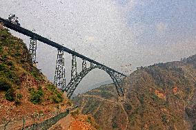 World's Highest Rail Bridge In Jammu And Kashmir