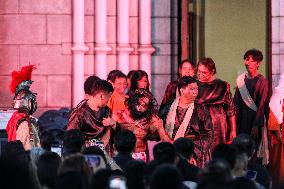 The Way Of The Cross Procession At Jakarta Cathedral