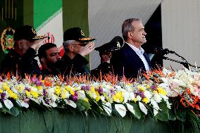 President Masoud Pezeshkian attend annual Army Day - Tehran