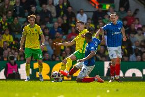 Norwich City FC v Portsmouth FC - Sky Bet Championship