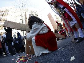 Good Friday Procession In New York