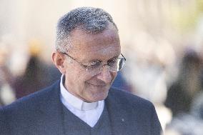 Bishop Olivier Ribadeau Dumas At Cathedral Notre-Dame de Paris - Paris