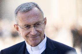 Bishop Olivier Ribadeau Dumas At Cathedral Notre-Dame de Paris - Paris