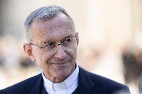 Bishop Olivier Ribadeau Dumas At Cathedral Notre-Dame de Paris - Paris