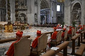 Lords Passion on Good Friday Celebration - Vatican