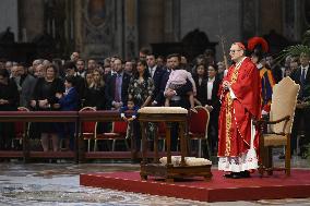 Lords Passion on Good Friday Celebration - Vatican
