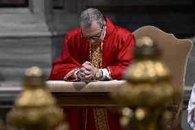 Lords Passion on Good Friday Celebration - Vatican