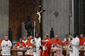 Lords Passion on Good Friday Celebration - Vatican