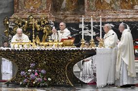 In Coena Domini Mass and the Rite of the Washing of the Feet - Vatican