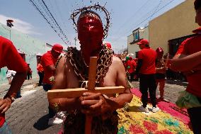 ‘Engrillados De Atlixco’ Good Friday  Procession